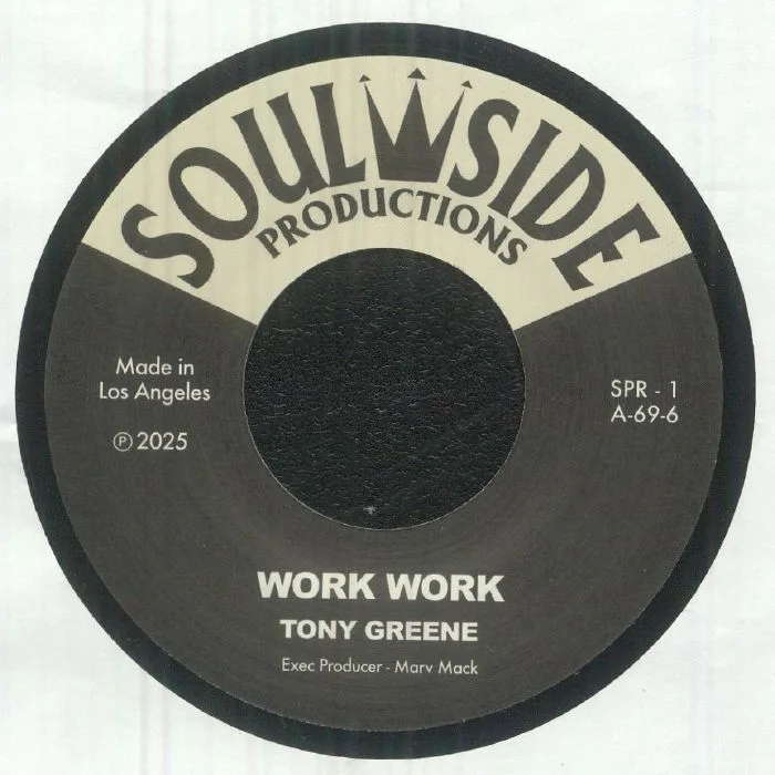 Back cover — Tony GREENE — Work Work