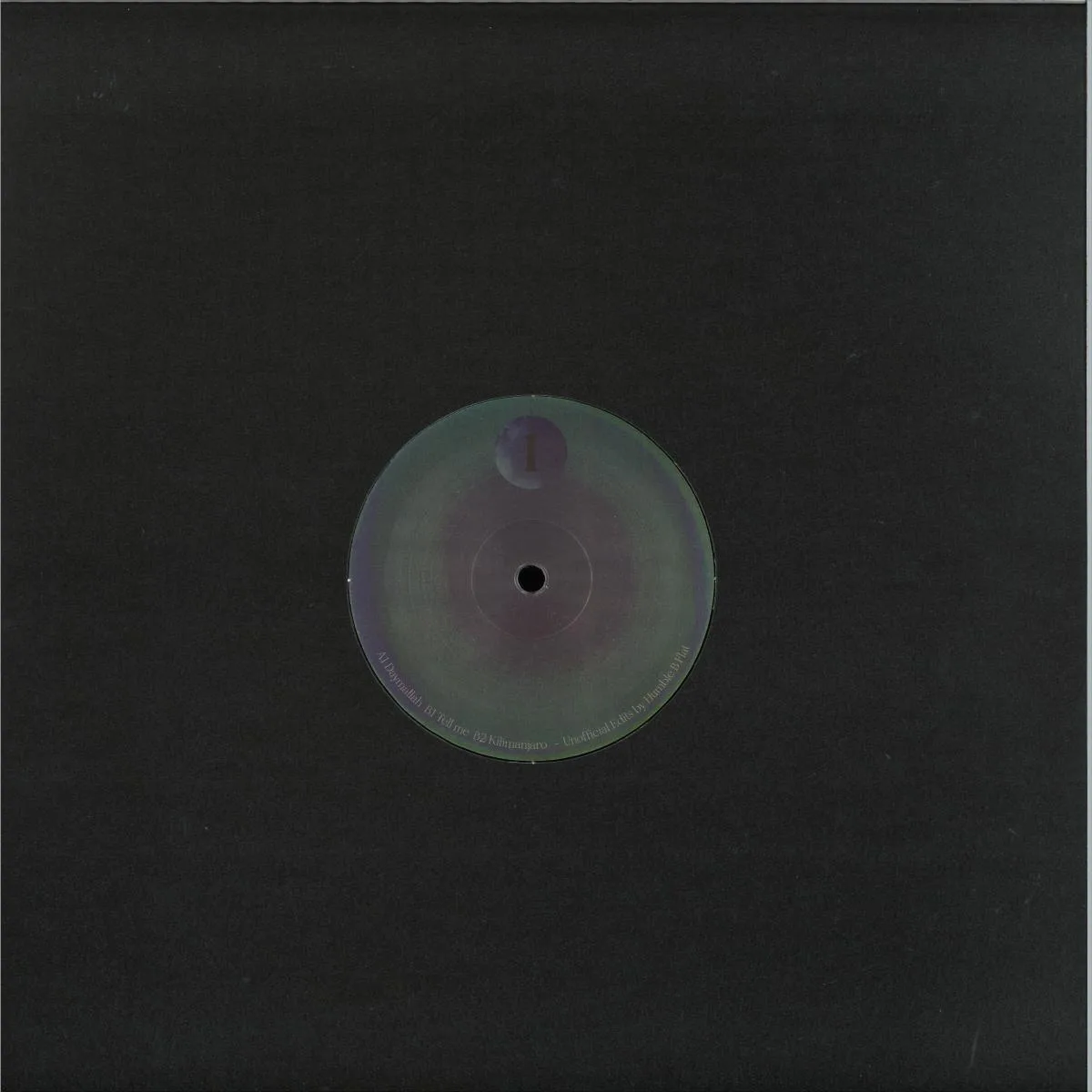 Back cover — Humble B Flat — Indigo Reels and Cuts - Vol 1