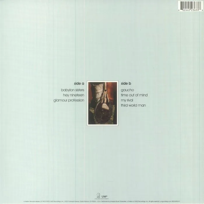 Back cover — STEELY DAN — Gaucho (reissue)