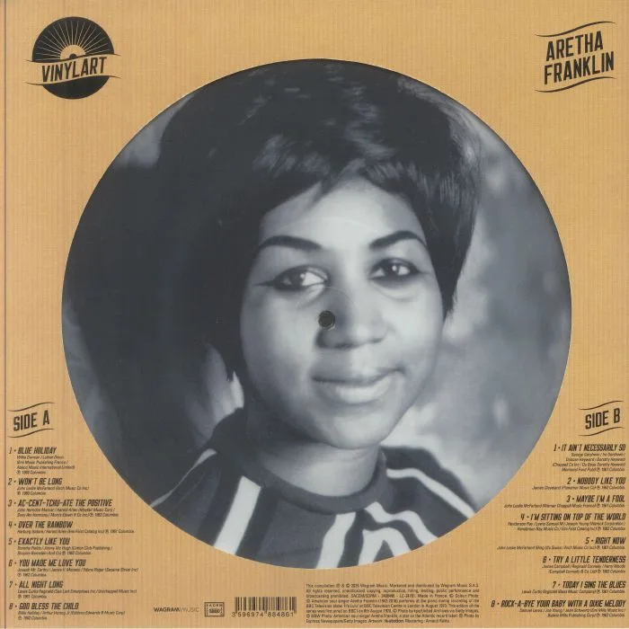 Обратная сторона обложки — Aretha FRANKLIN — Aretha Franklin