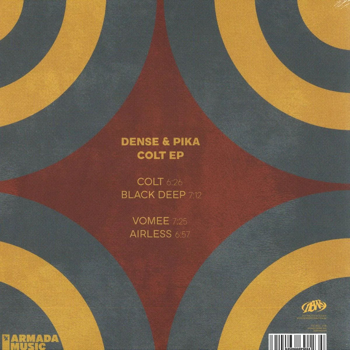 Back cover — DENSE & PIKA — COLT EP