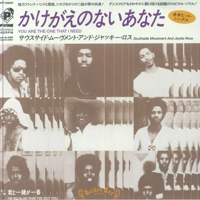 SOUTHSIDE MOVEMENT / JACKIE ROSS — You Are The One That I Need (reissue)