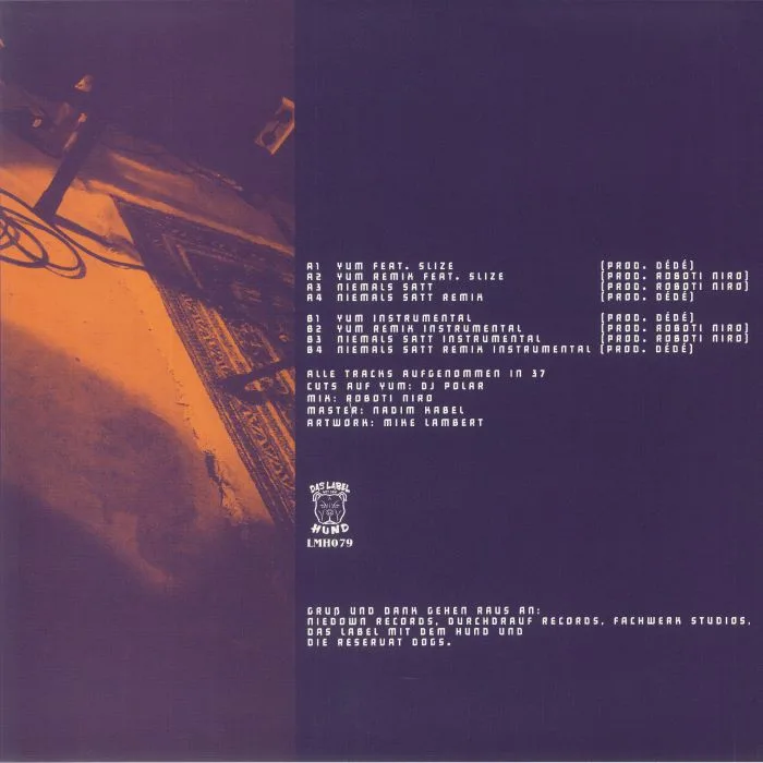 Back cover — MAX FRESH / DEEF COSBY — Yum