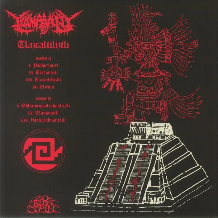 Back cover — TZOMPANTLI — Tlazcaltiliztli
