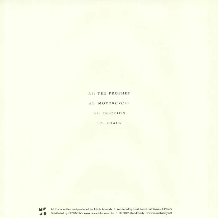Back cover — O / Y — Roads EP