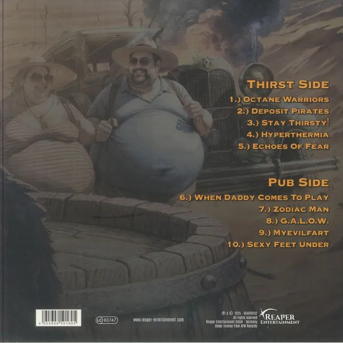 Back cover — TANKARD — Thirst (remastered)