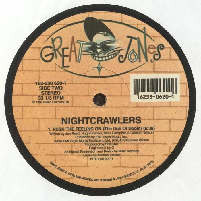 Обратная сторона обложки — NIGHTCRAWLERS — Push The Feeling On