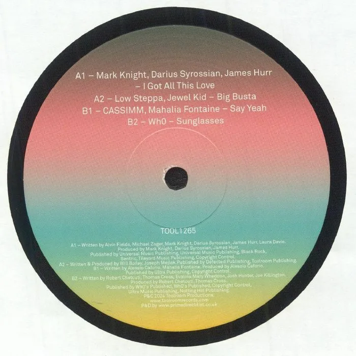 Обратная сторона обложки — Mark KNIGHT / DARIUS SYROSSIAN / JAMES HURR / LOW STEPPA / JEWEL KID / CASSIMM / MAHALIA FONTAINE / WH0 — Toolroom Sampler Vol 15