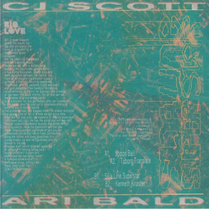 Back cover — Ari BALD / CJ SCOTT — Silja Line Superstar
