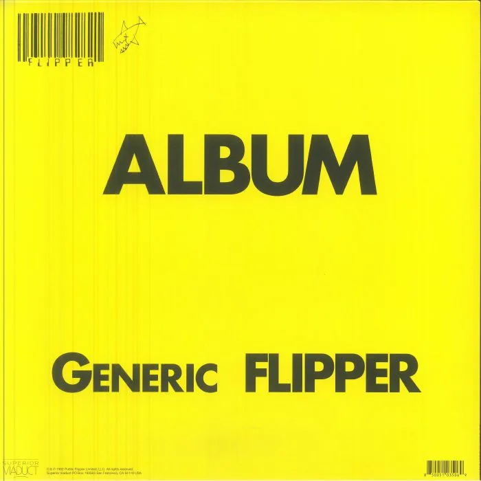 Обратная сторона обложки — FLIPPER — Generic Flipper (reissue)
