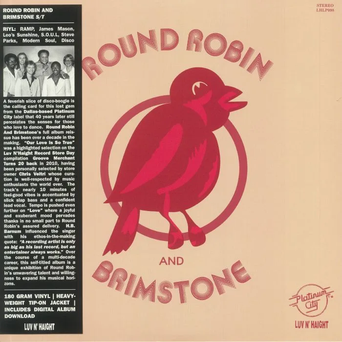 Front cover — ROUND ROBIN & BRIMSTONE — Round Robin & Brimstone (Record Store Day RSD 2021)