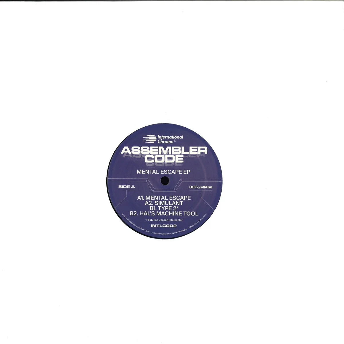 Обратная сторона обложки — Assembler Code — Mental Escape EP