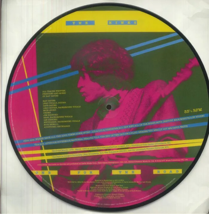 Back cover — The KINKS — One For The Road (live) (half-speed remastered) (Record Store Day RSD 2026)