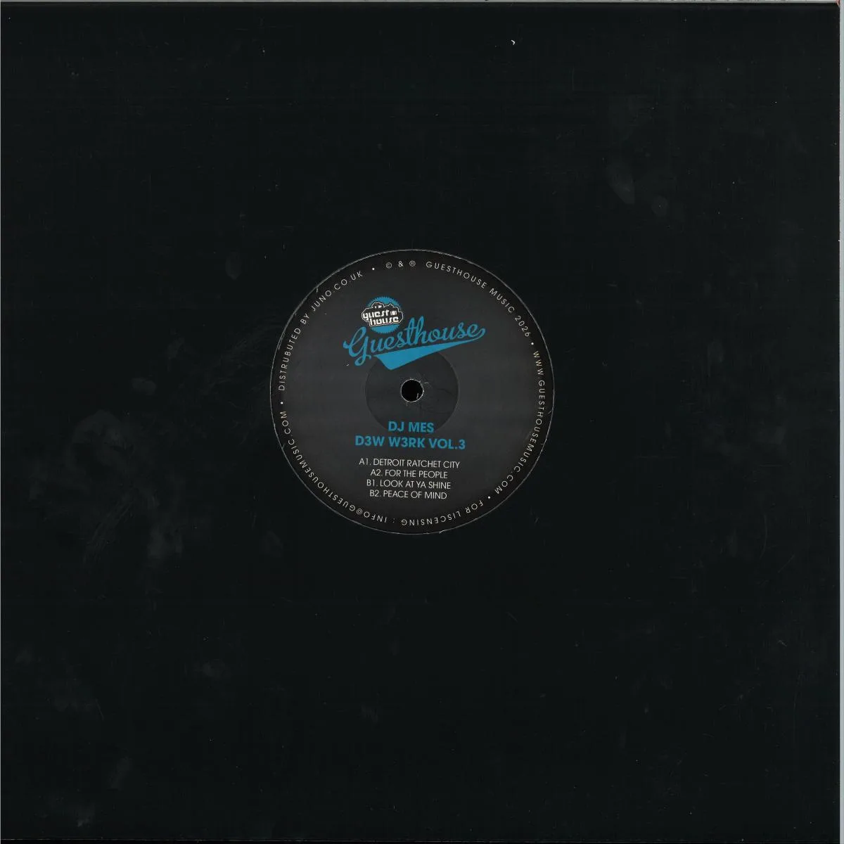 Back cover — DJ Mes — D3w W3rk Vol 3