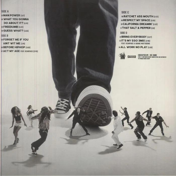 Back cover — ICE CUBE — Man Up