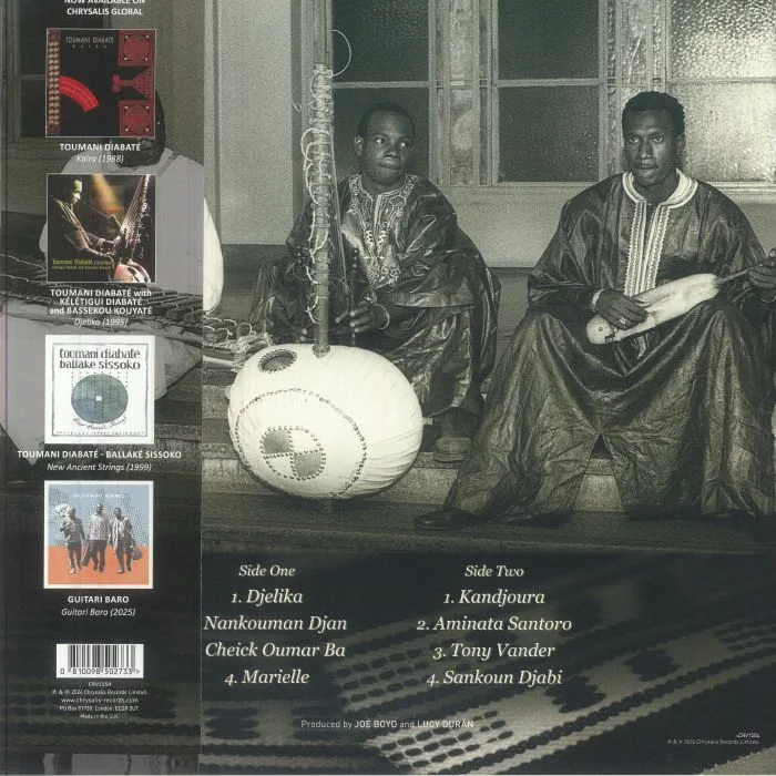 Back cover — Toumani DIABATE — Djelika (remastered)