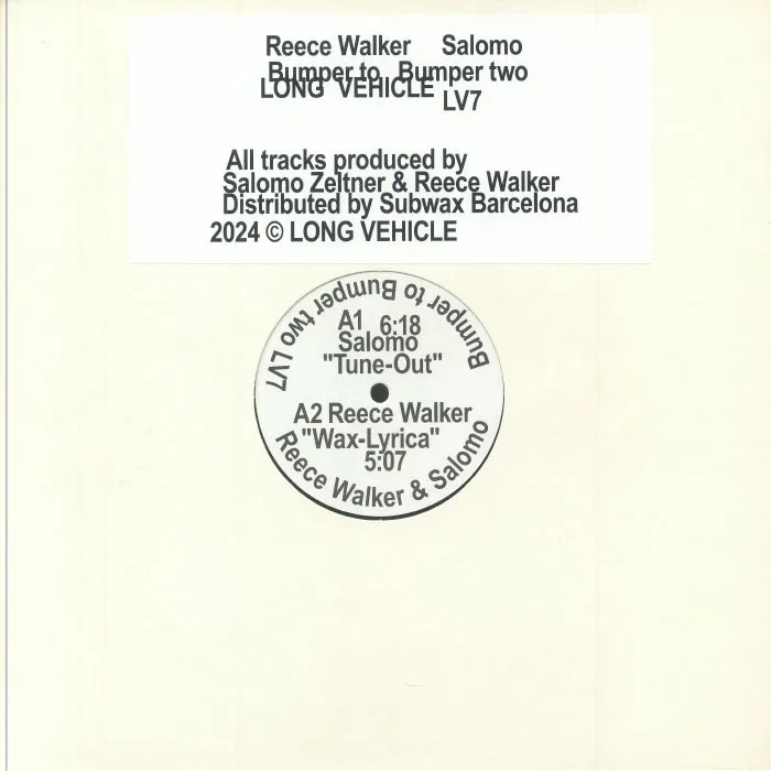 Front cover — SALOMO / REECE WALKER — Bumper 2 Bumper Two