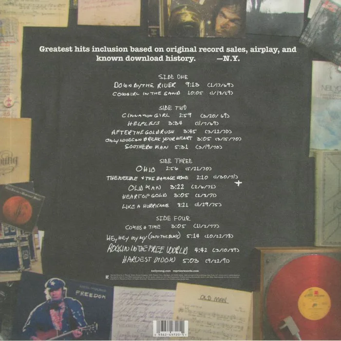 Back cover — Neil YOUNG — Greatest Hits