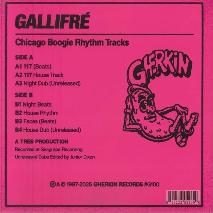 Back cover — GALLIFRE — Chicago Boogie Rhythm Tracks