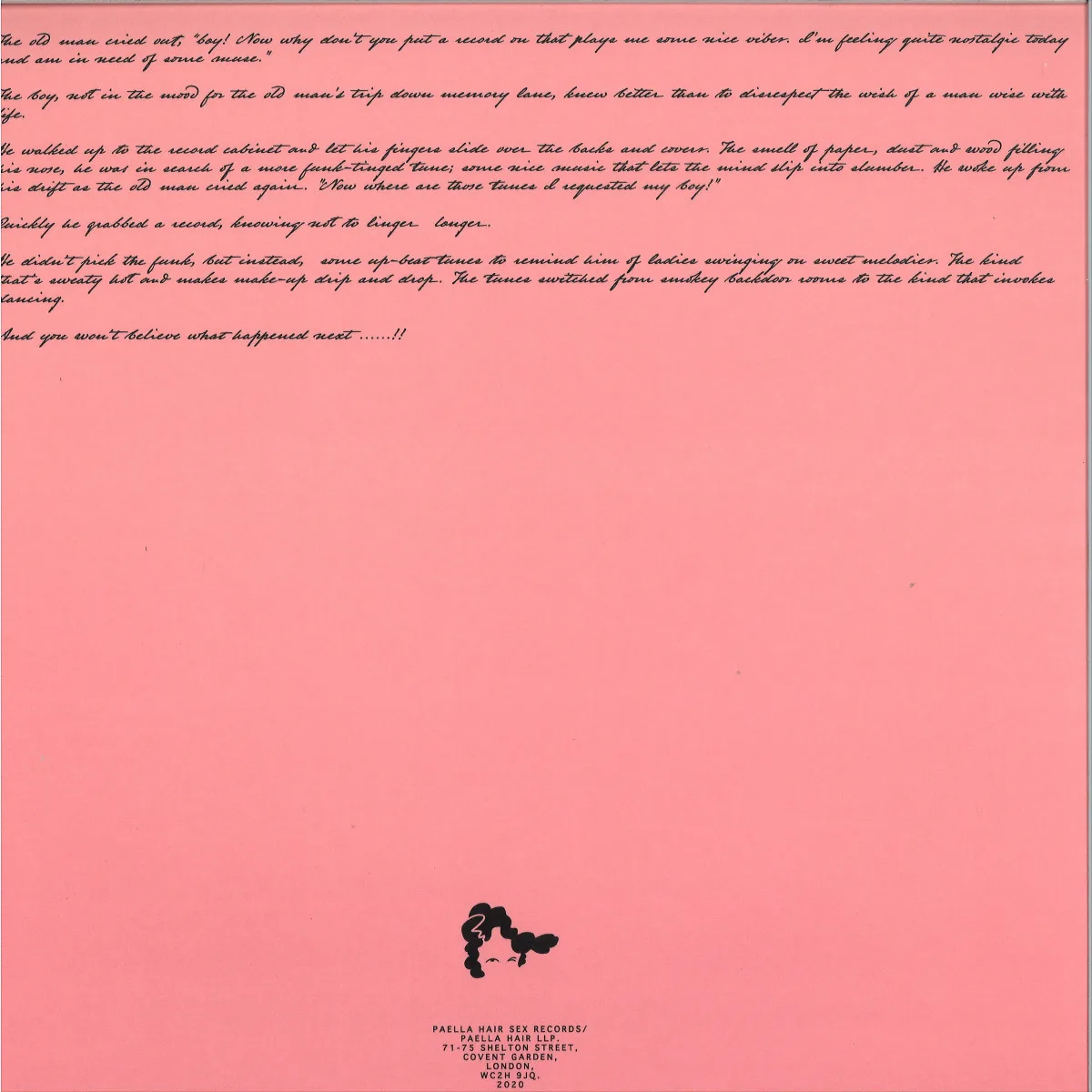 Back cover — Larry De Kat — Radio K-Nip 4.20FM
