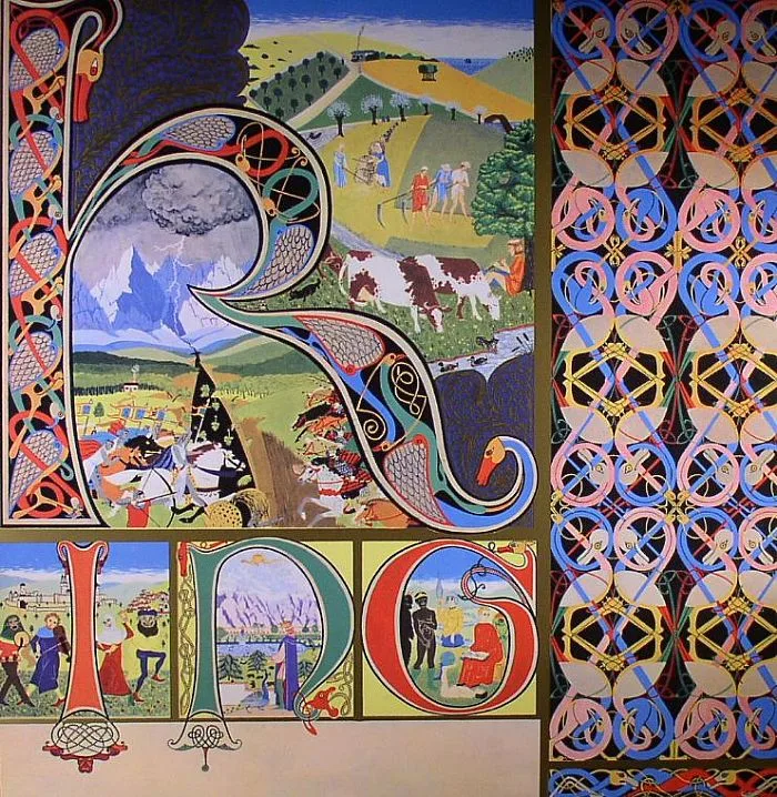 Back cover — KING CRIMSON — Lizard