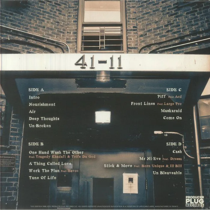 Back cover — KILLA SHA — God Walk On Water (reissue)