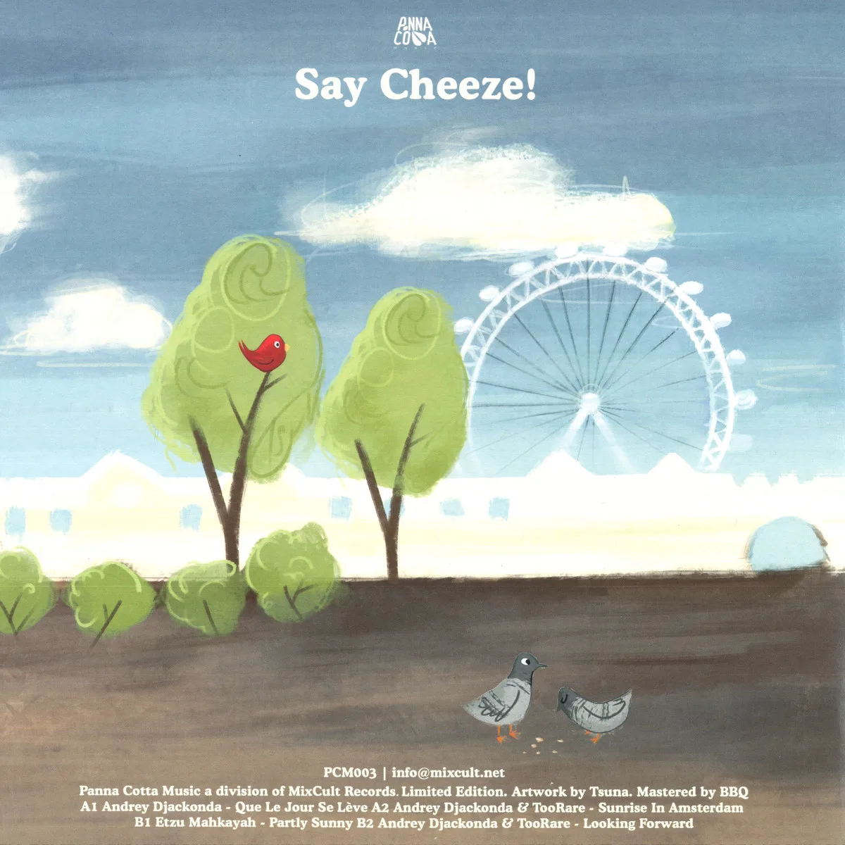Back cover — Andrey Djackonda, TooRare, Etzu Mahkayah — Say Cheeze! EP