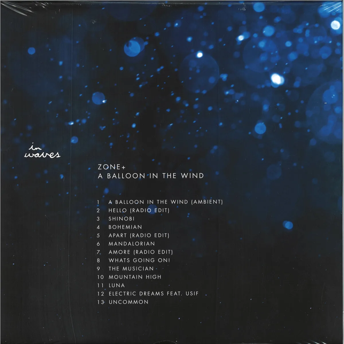 Back cover — Zone+ — A Balloon In The Wind LP 3x12"