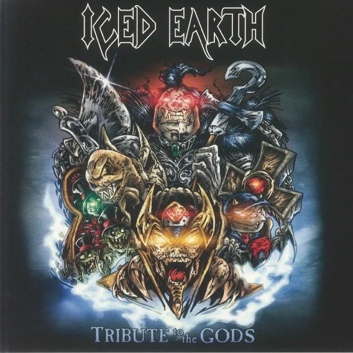 Лицевая сторона обложки — ICED EARTH — Tribute To The Gods (reissue)