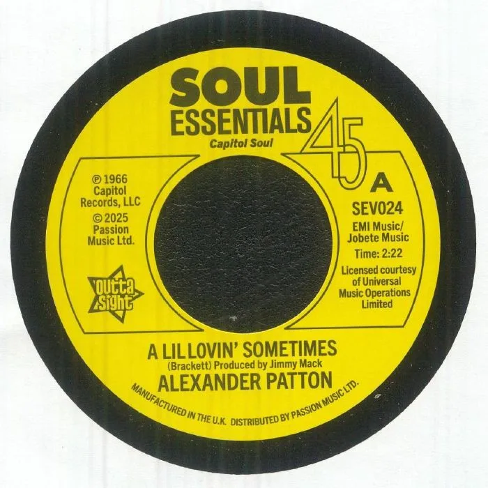 Alexander PATTON — A Lil Lovin' Sometimes