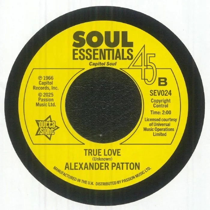 Back cover — Alexander PATTON — A Lil Lovin' Sometimes