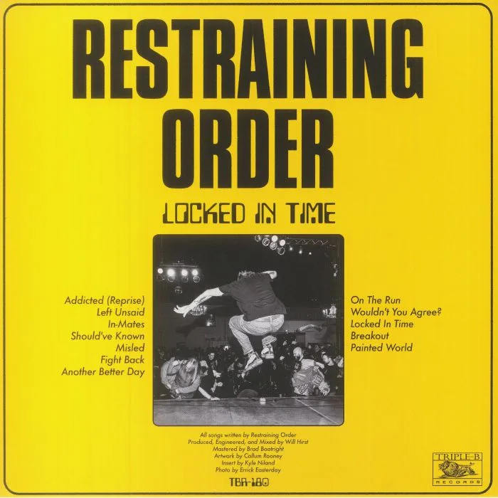 Обратная сторона обложки — RESTRAINING ORDER — Locked In Time