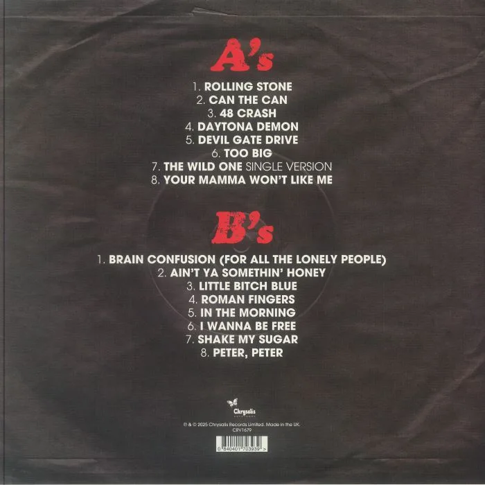 Back cover — Suzi QUATRO — A's & B's (remastered)