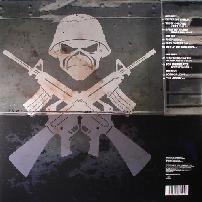 Обратная сторона обложки — IRON MAIDEN — A Matter Of Life & Death (reissue)