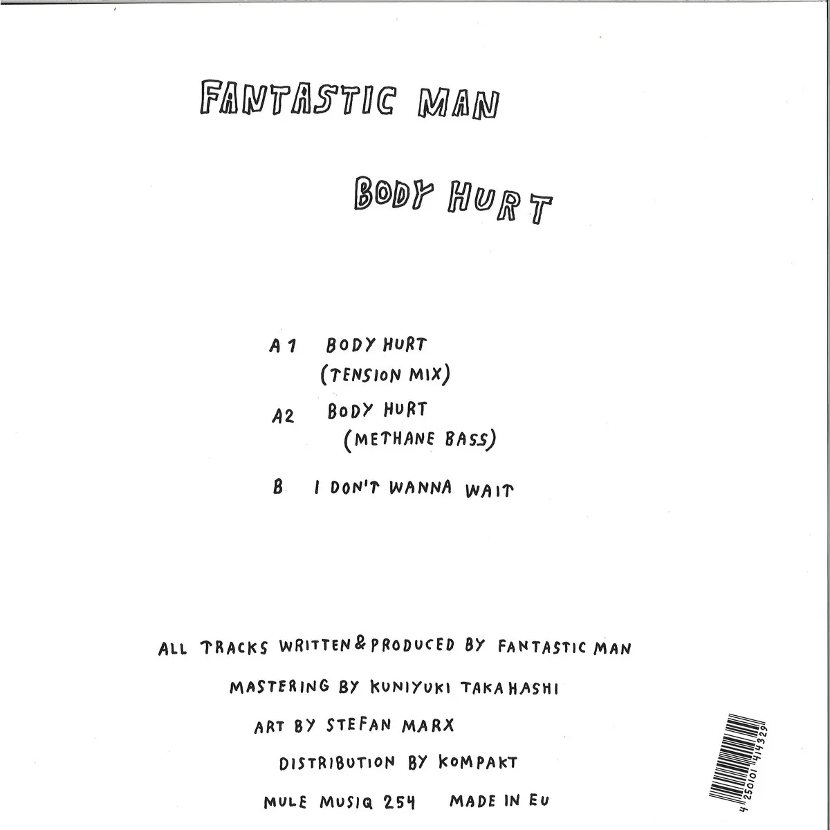 Back cover — Fantastic Man — Body Hurt