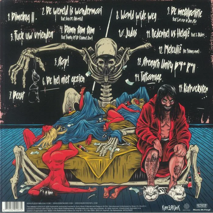Back cover — FLEDDY MELCULY — Sabbath Fleddy Sabbath (Record Store Day RSD 2026)