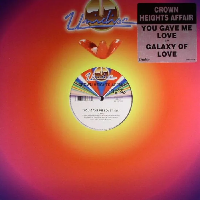 Front cover — CROWN HEIGHTS AFFAIR — You Gave Me Love