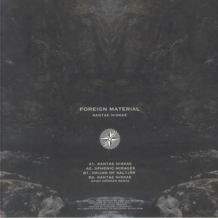 Обратная сторона обложки — FOREIGN MATERIAL — Kantae Niskae