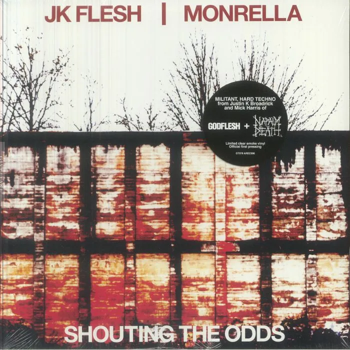 Лицевая сторона обложки — JK FLESH / MONRELLA — Shouting The Odds