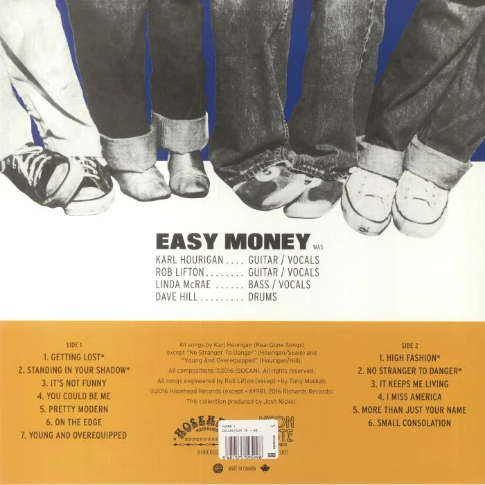 Back cover — EASY MONEY — Collection 79-82