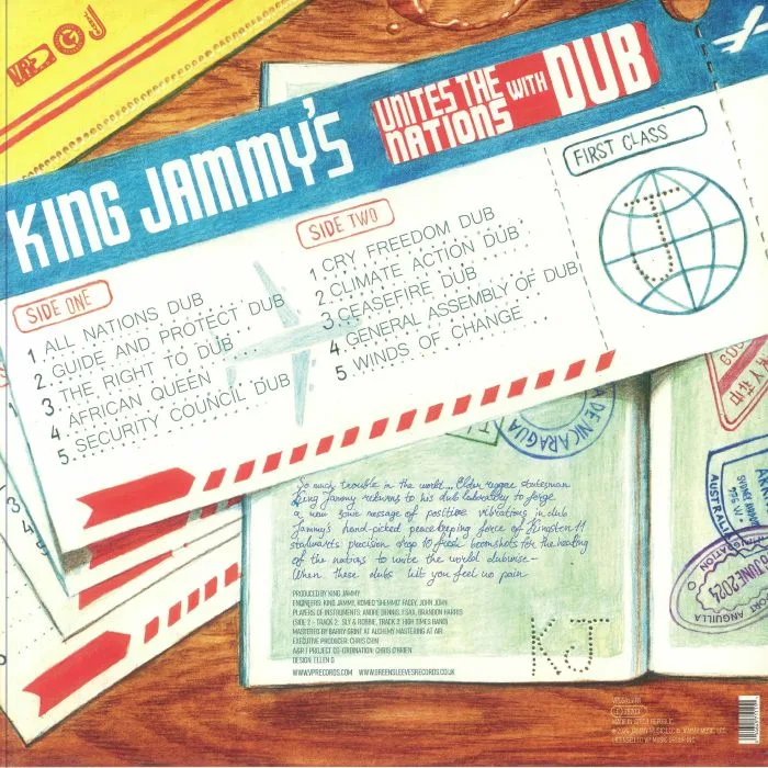 Back cover — KING JAMMY — Unites The Nations With Dub