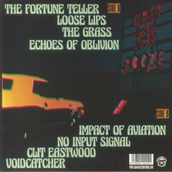 Back cover — BLUES WEISER — Obey The Booze