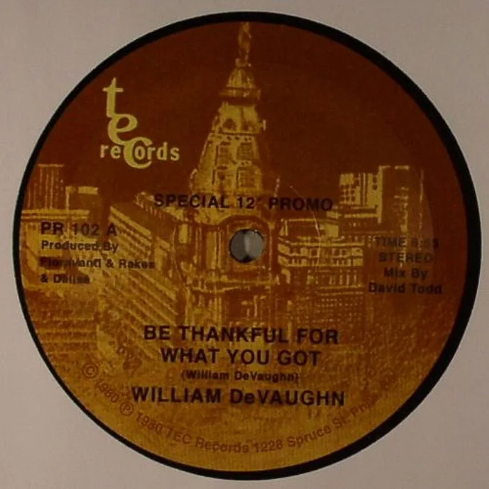 William DEVAUGHN / CAPTAIN SKY — Be Thankful For What You Got