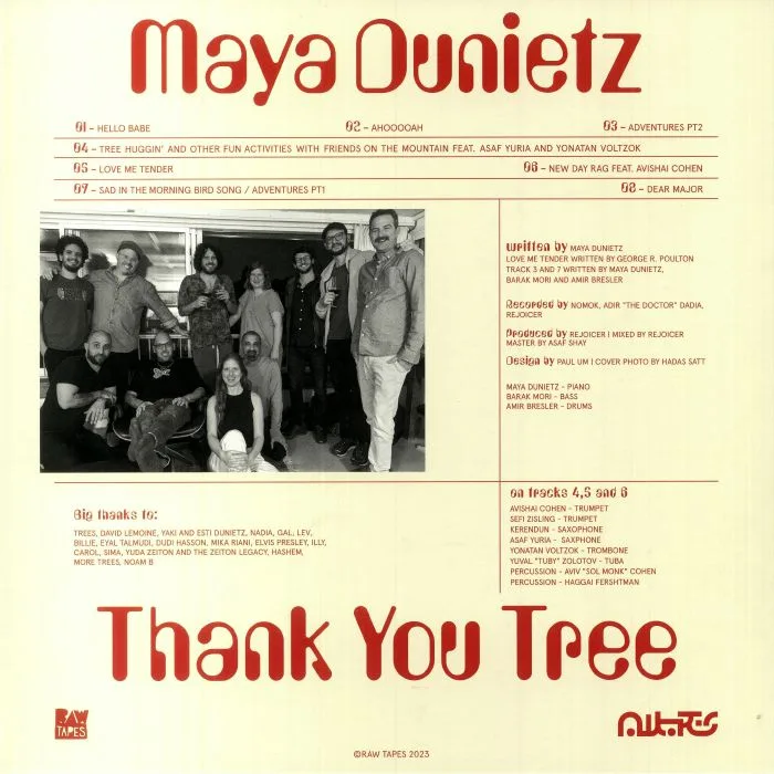 Обратная сторона обложки — Maya DUNIETZ — Thank You Tree