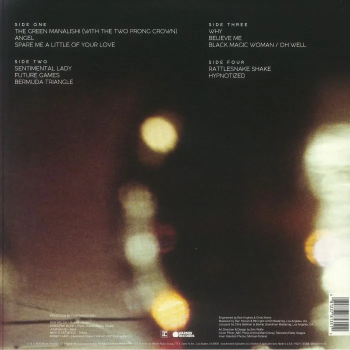 Back cover — FLEETWOOD MAC — Live From The Record Plant: December 15 1974 (Start Your Ear Off Right 2025)