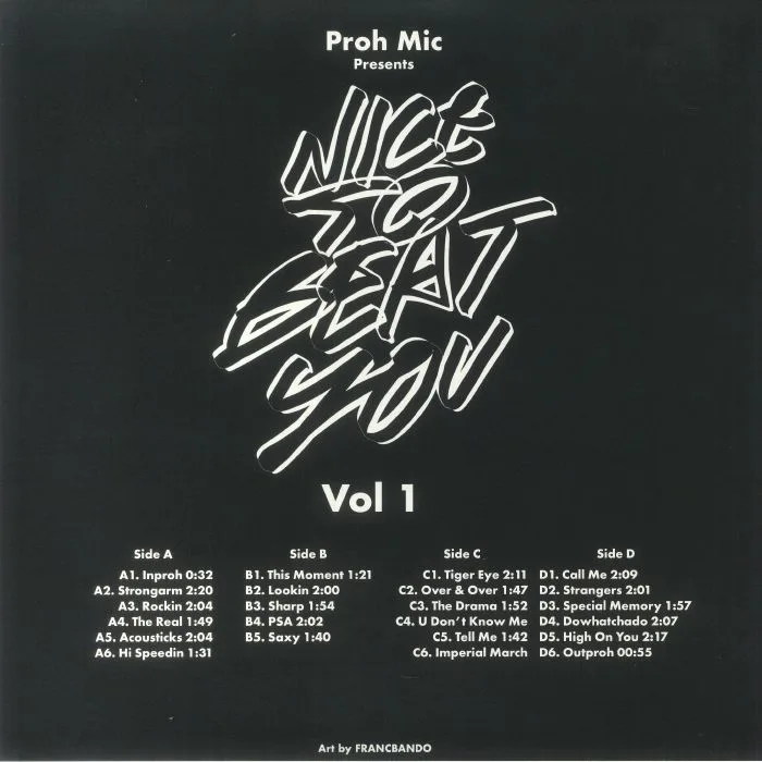 Back cover — PROH MIC — Nice To Beat You