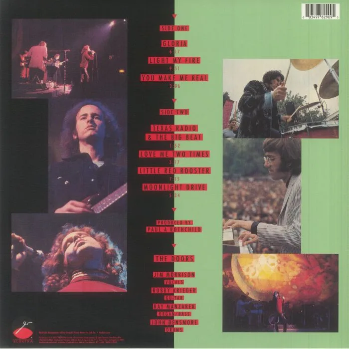 Back cover — The DOORS — Alive She Cried