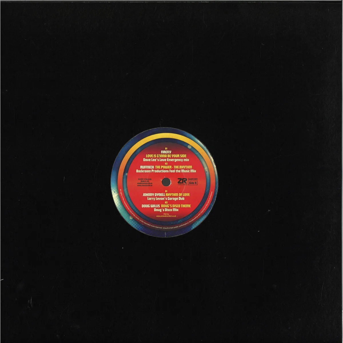 Back cover — Various — Life’s Better With Disco Album Sampler
