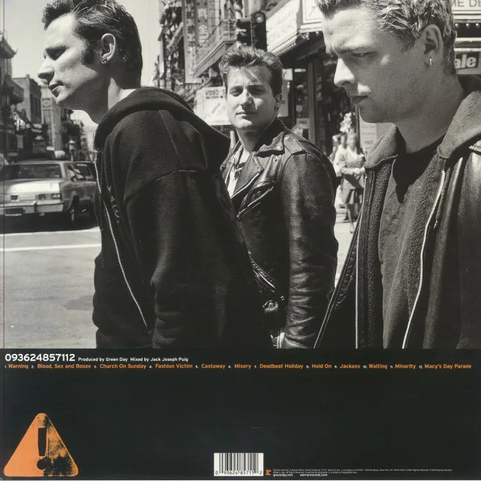 Back cover — GREEN DAY — Warning