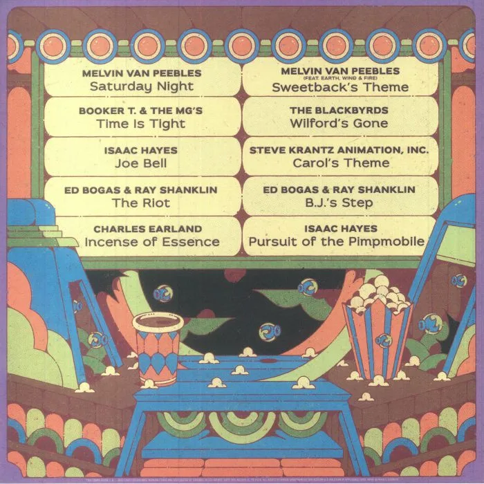 Обратная сторона обложки — VARIOUS — Jazz Dispensary: At The Movies (Record Store Day RSD Black Friday 2023)